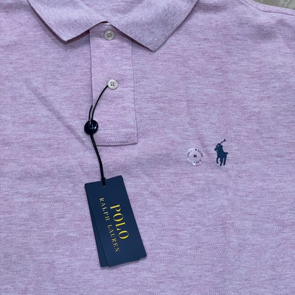 POLO RALPH LAUREN Men's Classic-Fit Mesh Polo Shirt - Pink - Picture 5 of 9